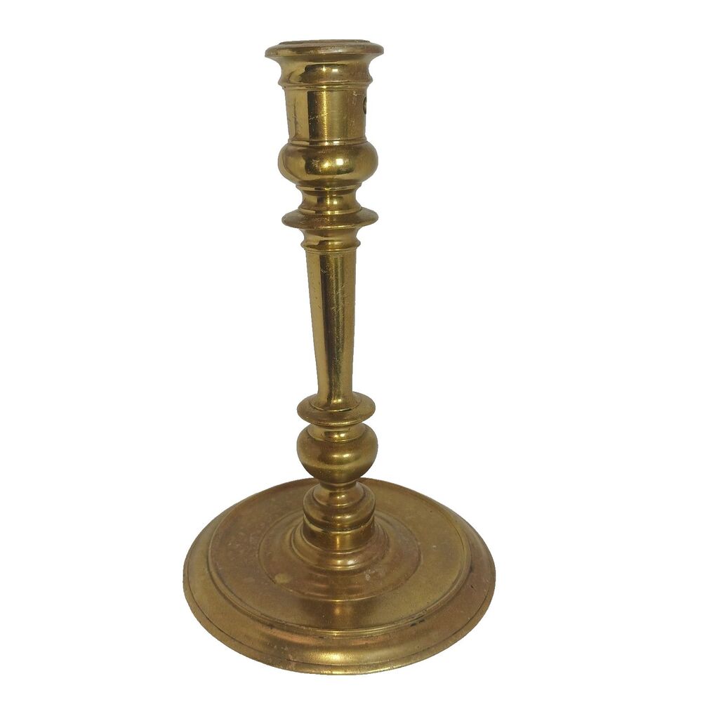 Brass Candlestick Virginia Metalcrafters Colonial Williamsburg 8” CW16-2